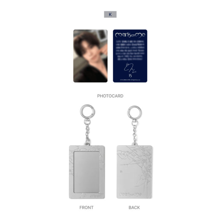 ANDTEAM Photocard Holder Mark on Me KR 2nd Mini Album POP UP Official MD K Ver - main image