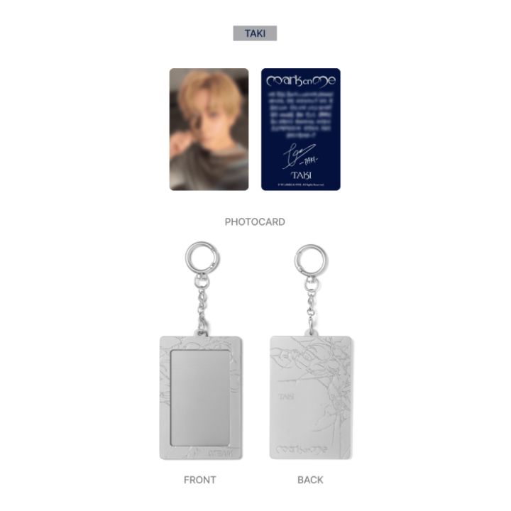 ANDTEAM Photocard Holder Mark on Me KR 2nd Mini Album POP UP Official MD TAKI Ver - main image