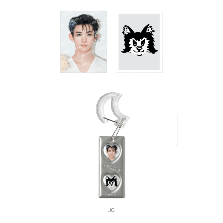 ANDTEAM Photoframe Carabiner Mark on Me KR 2nd Mini Album POP UP Official MD JO Ver - main image