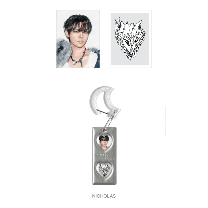 ANDTEAM Photoframe Carabiner Mark on Me KR 2nd Mini Album POP UP Official MD NICHOLAS Ver - main image