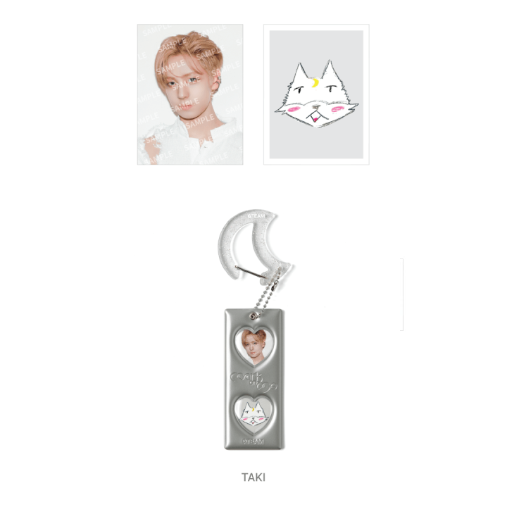 ANDTEAM Photoframe Carabiner Mark on Me KR 2nd Mini Album POP UP Official MD TAKI Ver - main image