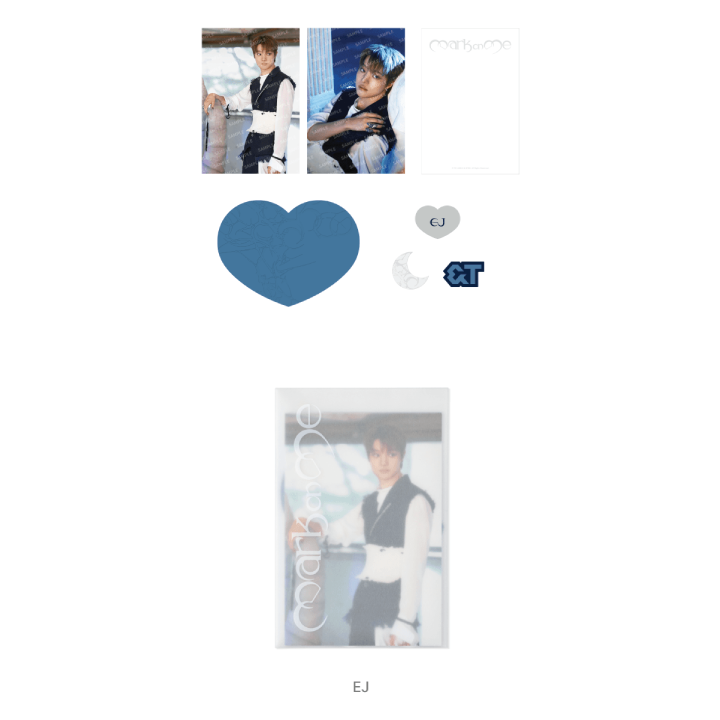 ANDTEAM Postcard and Sticker Set Mark on Me KR 2nd Mini Album POP UP Official MD EJ Ver - main image