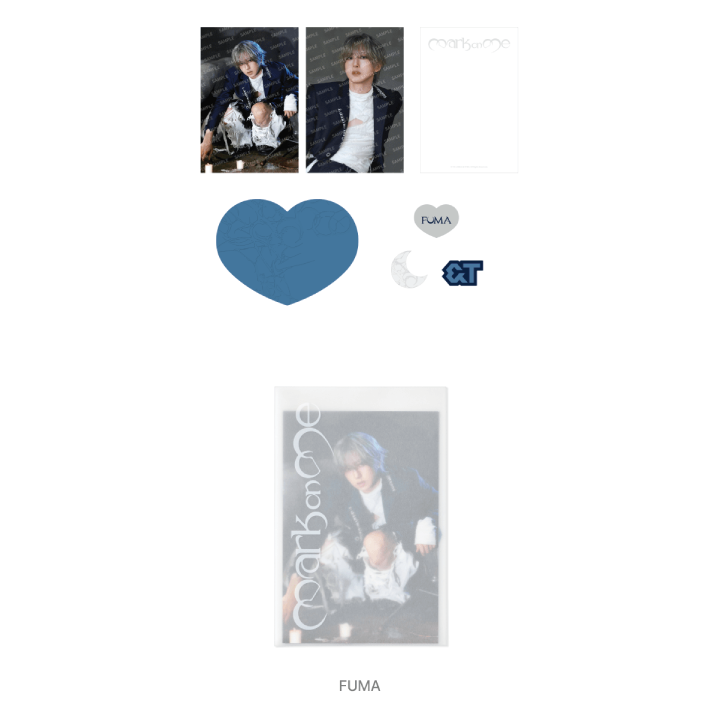 ANDTEAM Postcard and Sticker Set Mark on Me KR 2nd Mini Album POP UP Official MD FUMA Ver - main image