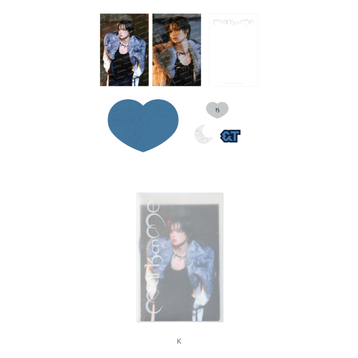 ANDTEAM Postcard and Sticker Set Mark on Me KR 2nd Mini Album POP UP Official MD K Ver - main image