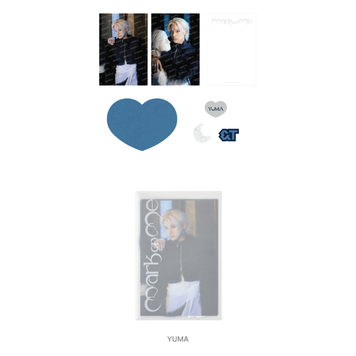 ANDTEAM Postcard and Sticker Set Mark on Me KR 2nd Mini Album POP UP Official MD YUMA Ver - main image