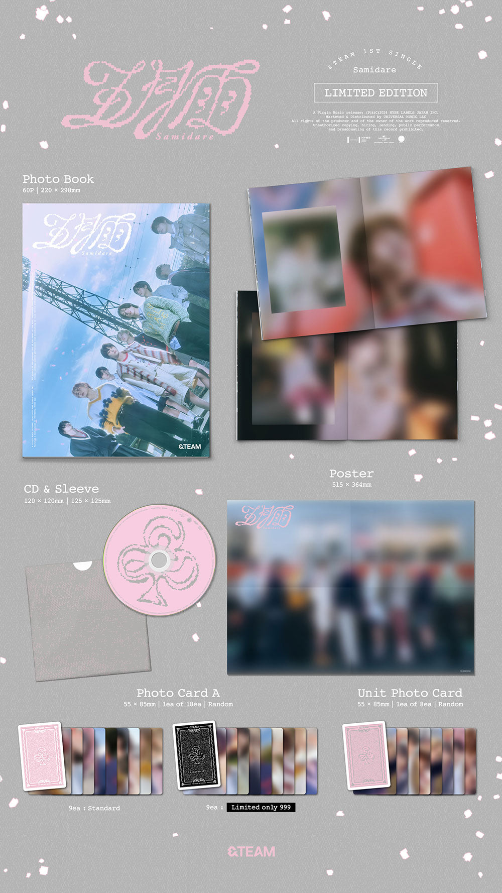 TEAM Samidare 1st Single Album Limited Edition K PLACE team-samidare-1st-single-album-limited-edition-k-place