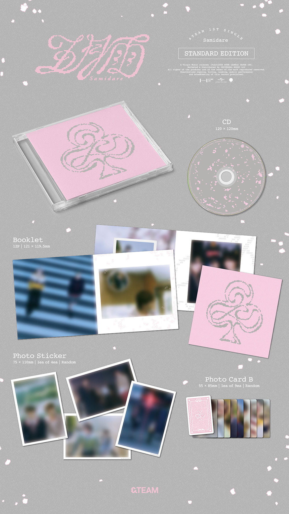 TEAM Samidare 1st Single Album Standard Edition K PLACE team-samidare-1st-single-album-standard-edition-k-place