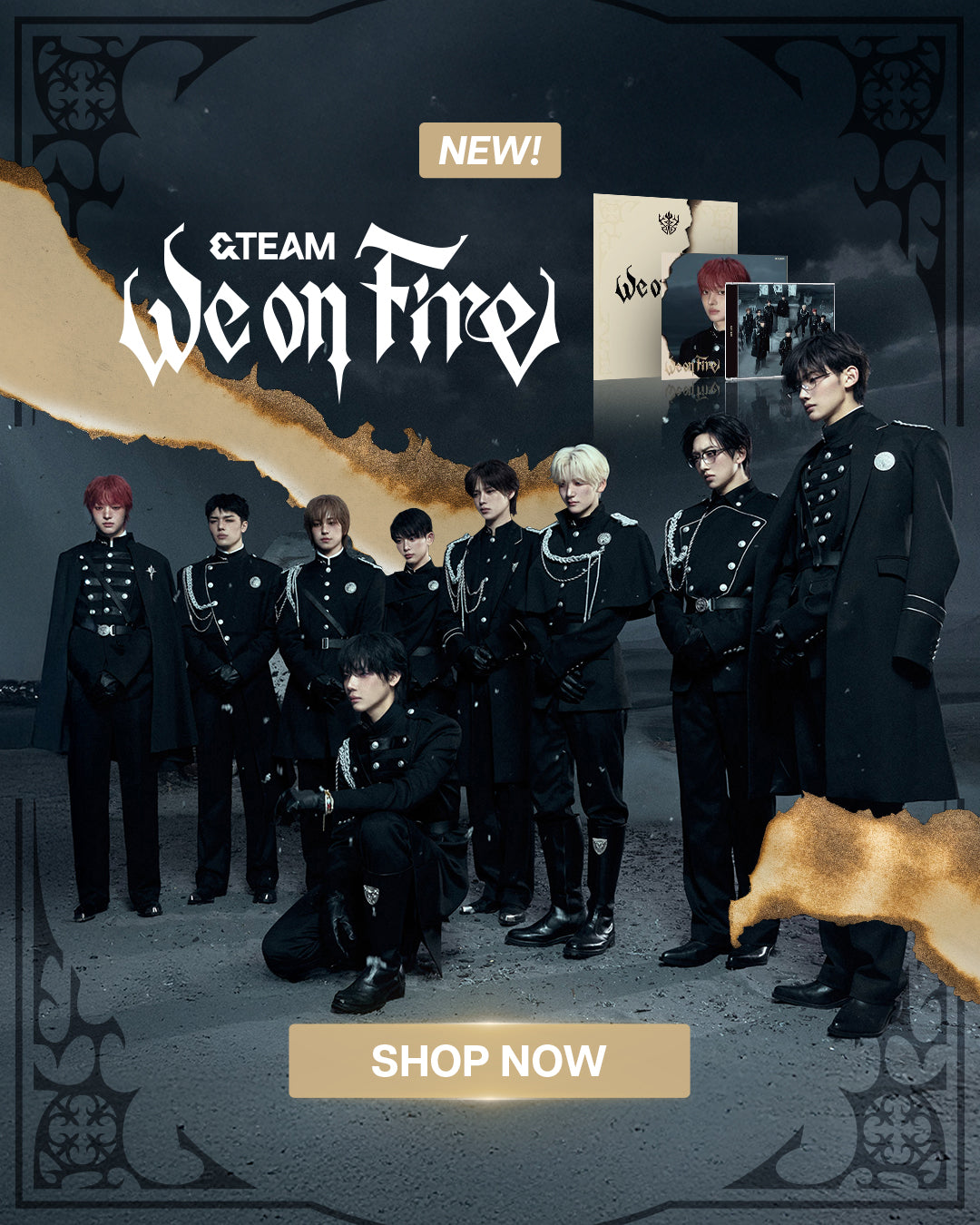 ANDTEAM We On Fire Album - Mobile Banner