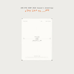 アンヒョソプ 2026シーグリ [A Day Like to.___day] AHN HYO SEOP - 2026 Season's Greetings [A Day Like to.___day] - K