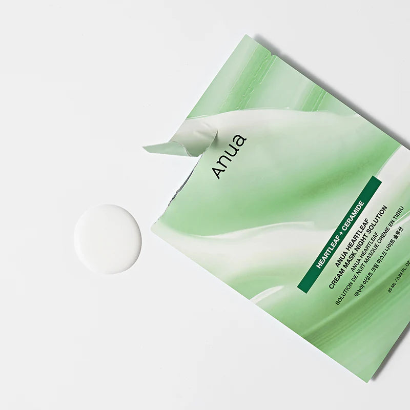 ANUA - Heartleaf Cream Sheet Mask Night Solution gallery image 1