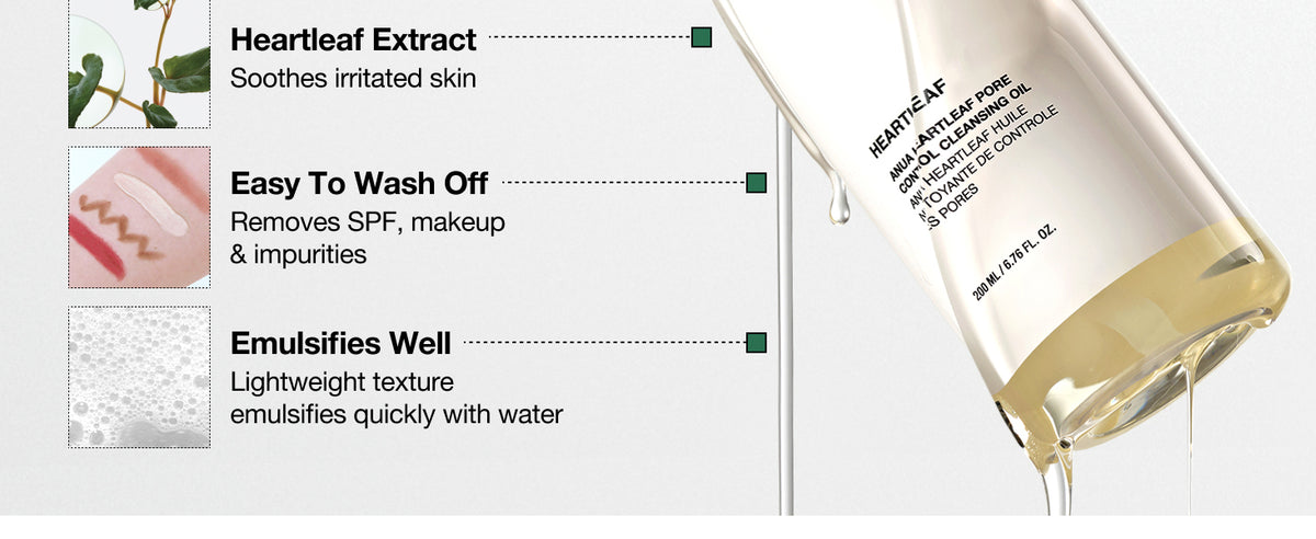 ANUA - Heartleaf Pore Control Cleansing Oil gallery image 2