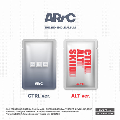 ARrC CTRL ALT SKIID 2nd Single Album CTRL and ALT Ver - main image