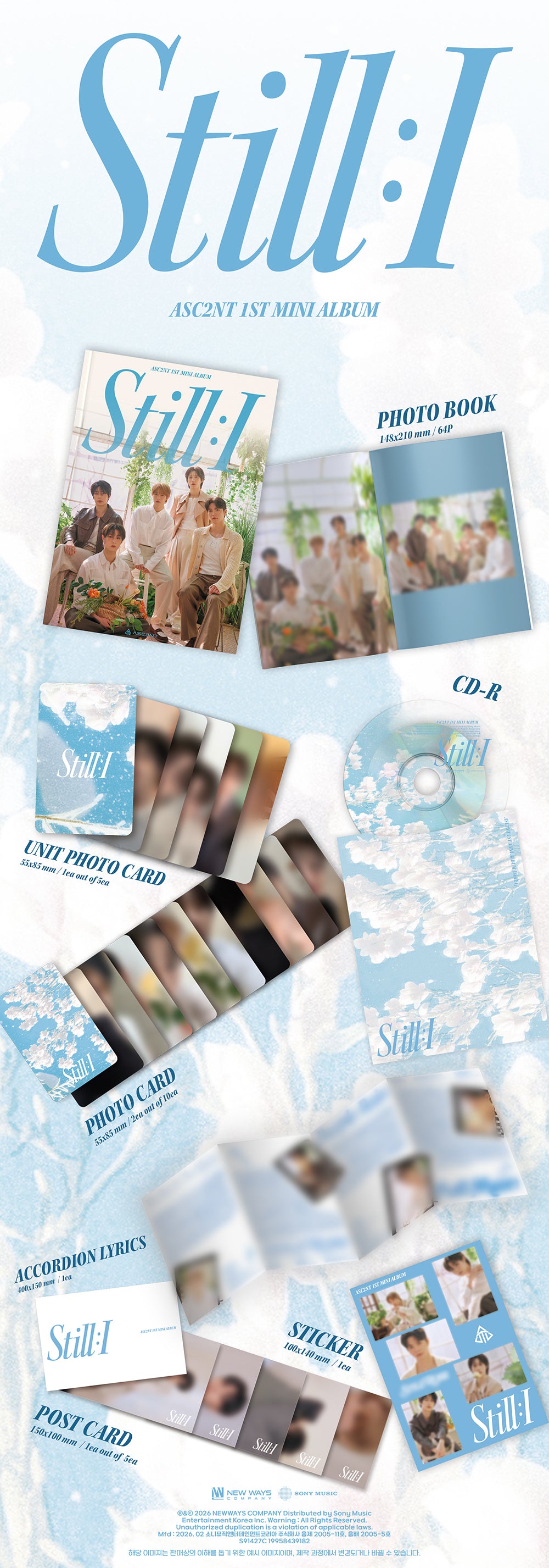 ASC2NT - STILL : I [1st Mini Album]