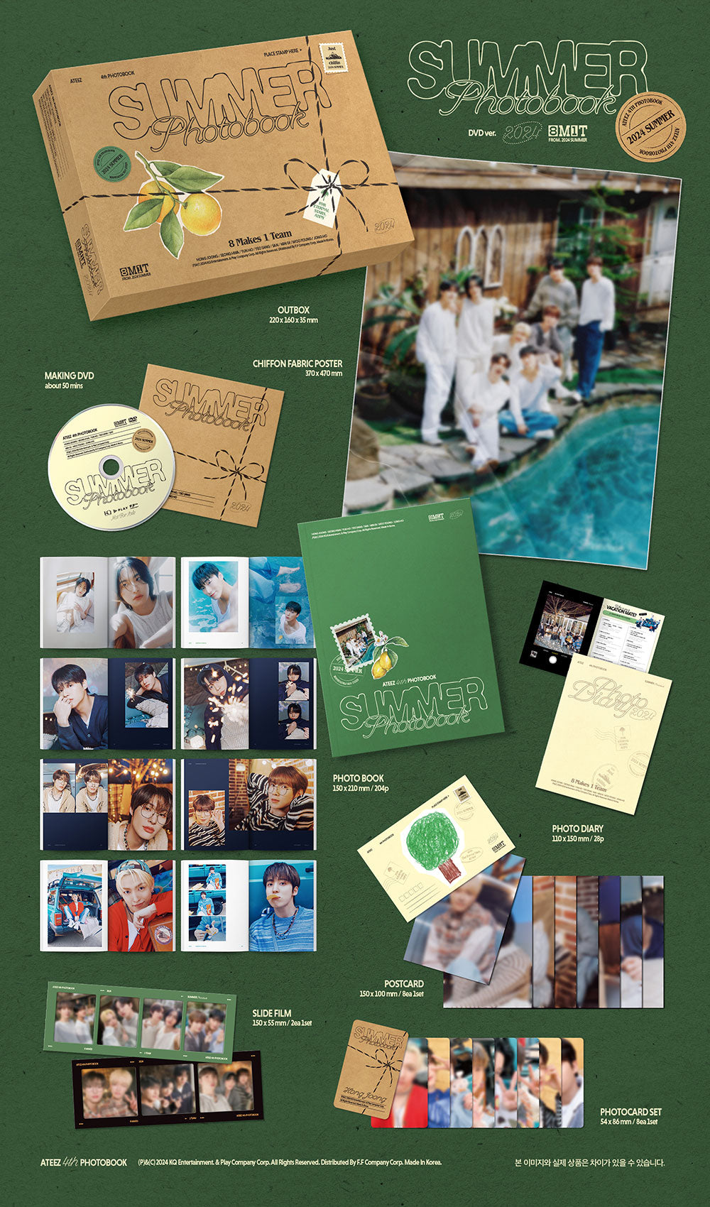 ATEEZ - 2024 SUMMER PHOTOBOOK [DVD Ver.]