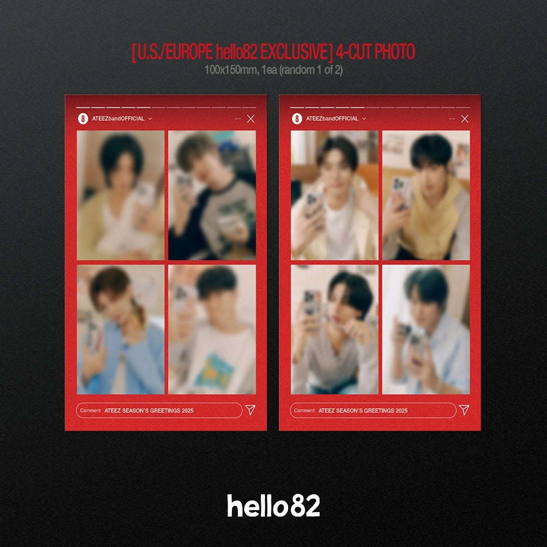 ATEEZ 2025 Seasons Greetings - hello82 POBs