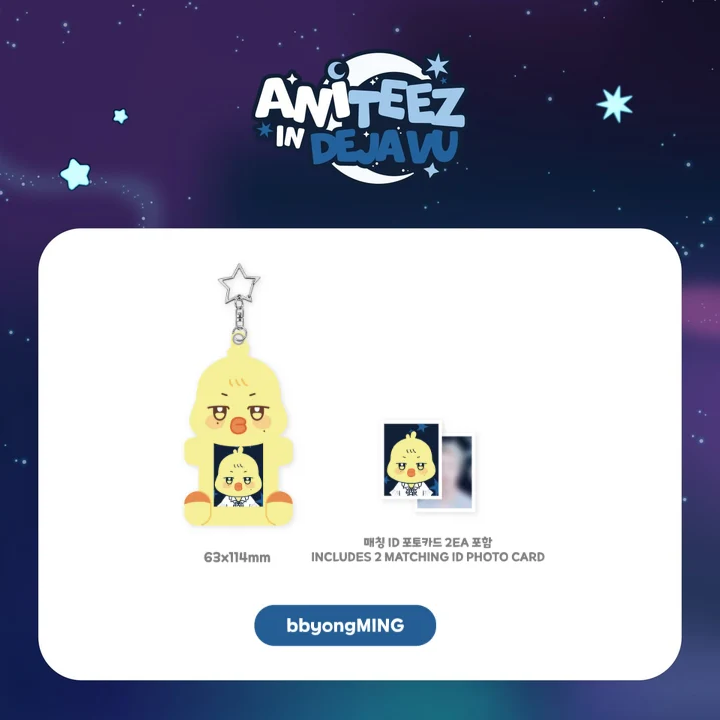 ATEEZ - Acrylic Magnetic ID Photo Holder [ANITEEZ IN DEJAVU