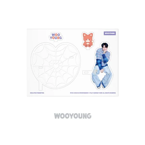 ATEEZ Acrylic Stopper Kit 2026 Fanmeeting ATINYS VOYAGE TINY MYSTERY Official MD WOOYOUNG Ver - main image