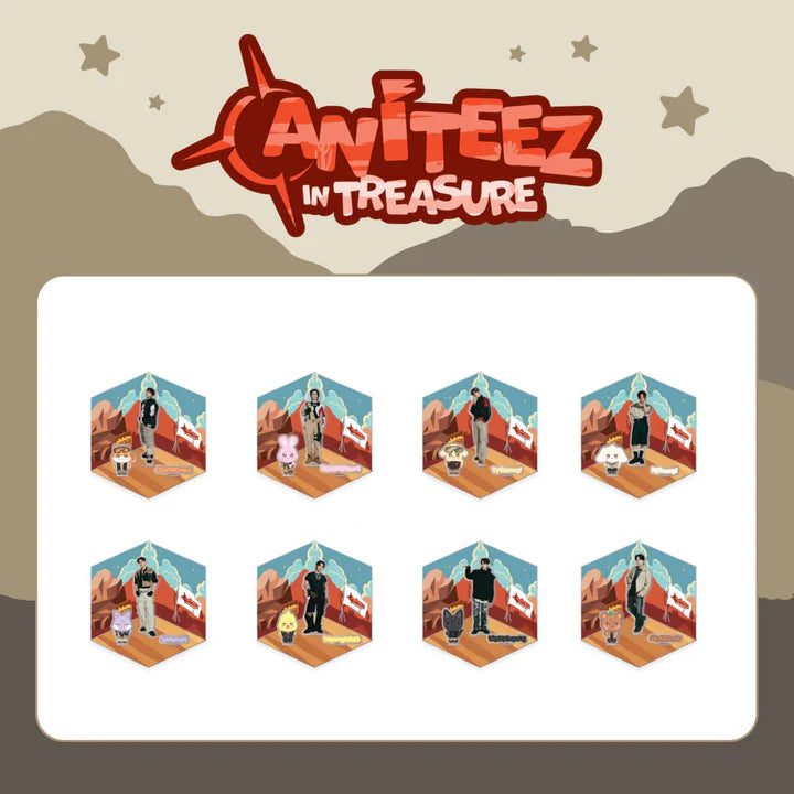 ATEEZ Acrylic Treasure Stand ANITEEZ IN TREASURE Official MD - main image