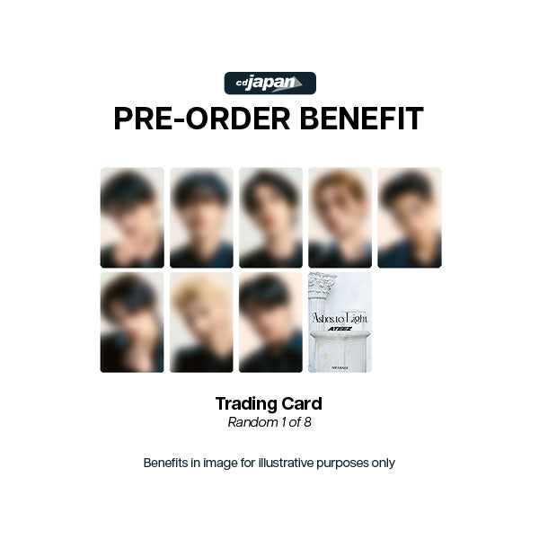ATEEZ Ashes to Light 2nd JP Album  - cdJapan POBs