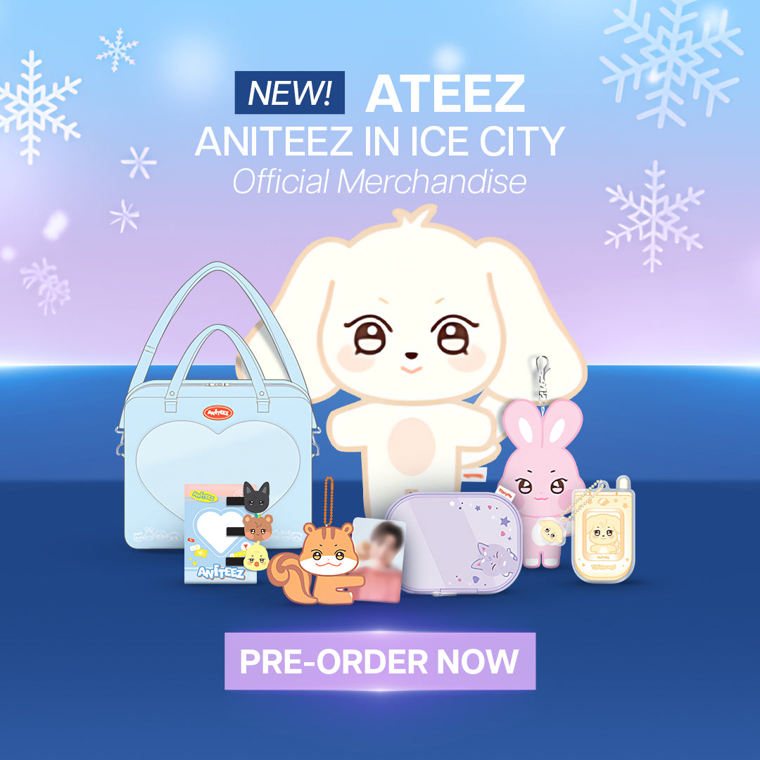 ATEEZ ANITEEZ IN ICE CITY Official MD Pre-Order Banner Mobile