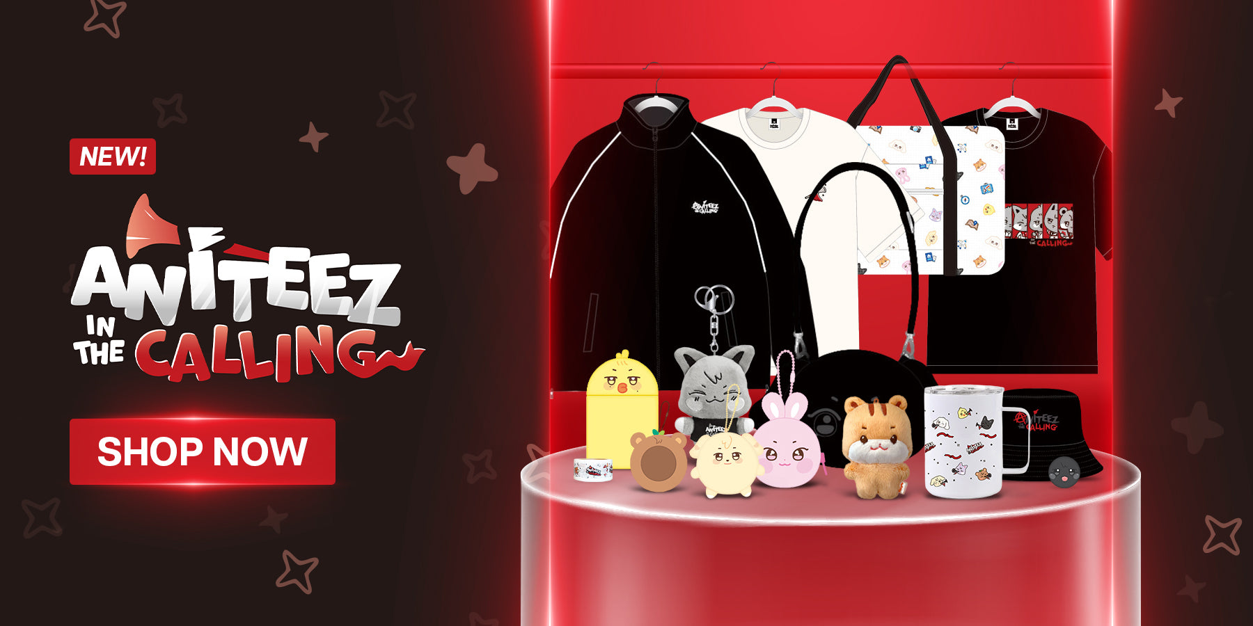 ATEEZ ANITEEZ IN THE CALLING Official MD Banner