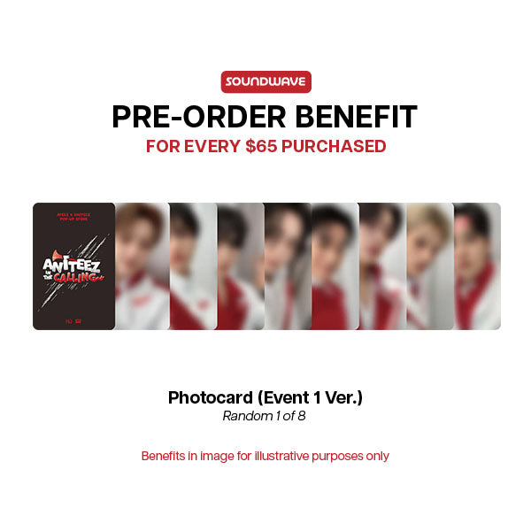 ATEEZ ANITEEZ IN THE CALLING Official MD - Soundwave POBs Event 1