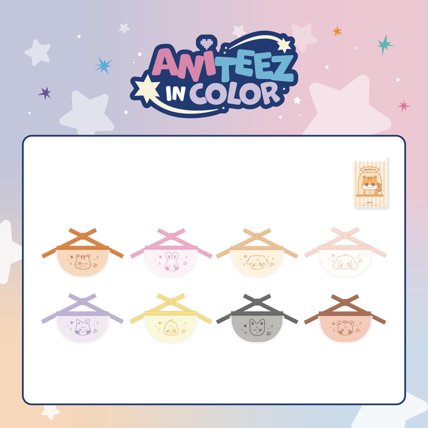 ATEEZ ANITEEZ Mini Bib ANITEEZ IN COLOR Official MD - Main Image