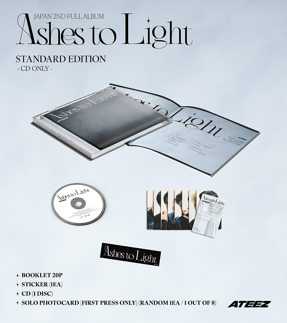 [PRE-ORDER] ATEEZ - Ashes to Light [2nd JP Album - Regular Edition]