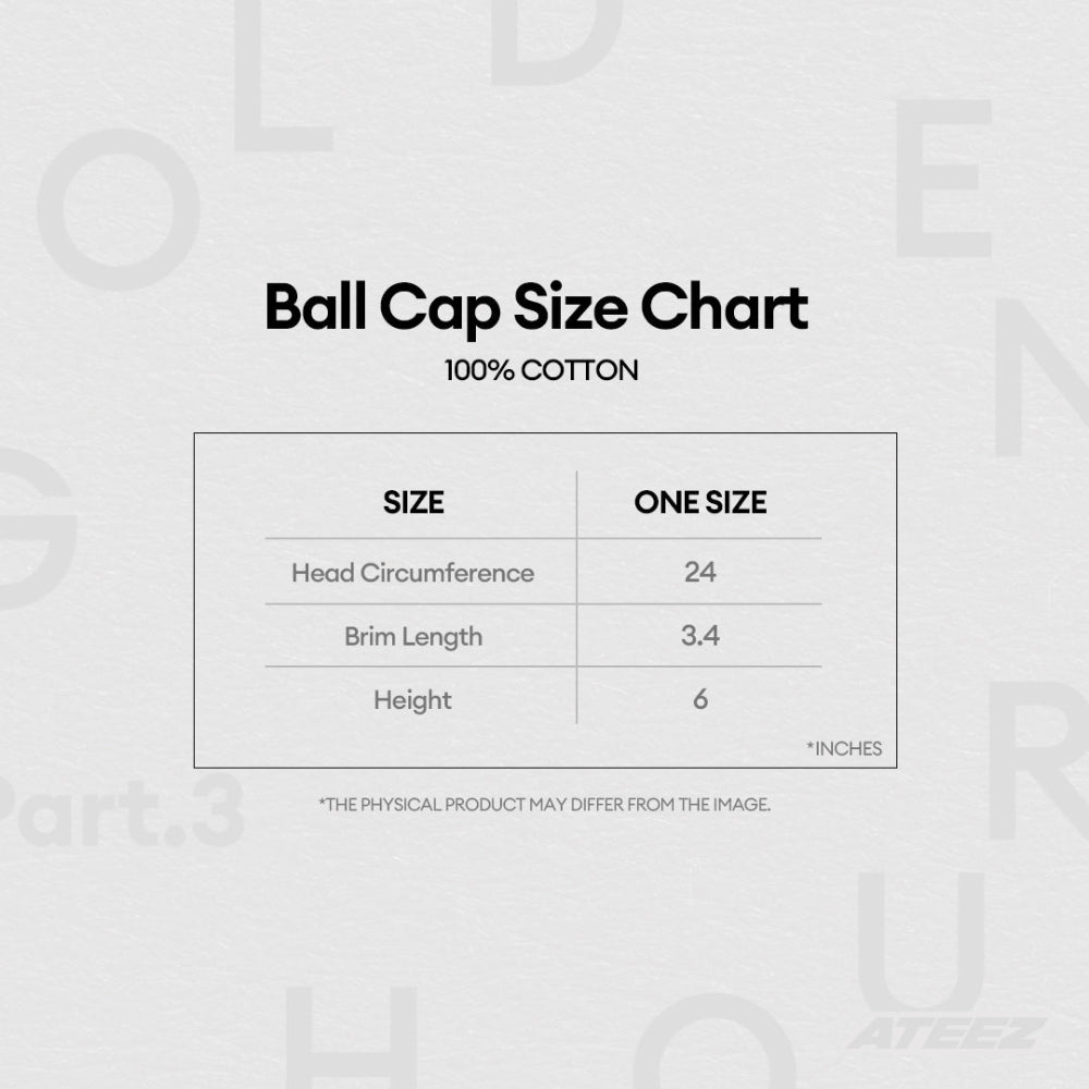 ATEEZ - Ball Cap [GOLDEN HOUR : Part.3 Official MD]