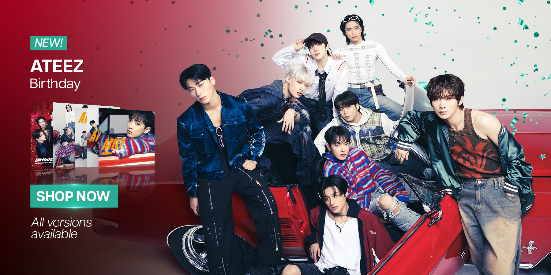 ATEEZ Birthday Banner