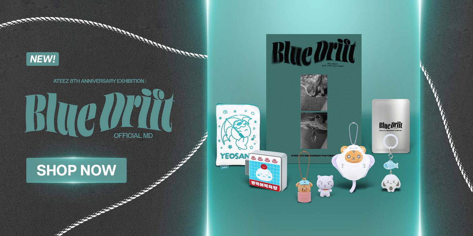 ATEEZ BLUE DRIFT MD - Banner