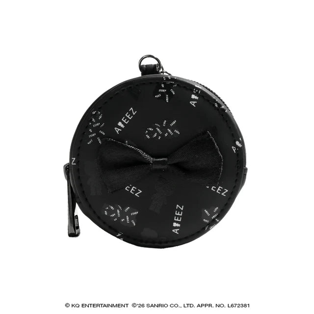 ATEEZ Coin Pouch ATEEZ X HELLO KITTY BLACK SERIES JP MD - Main Image
