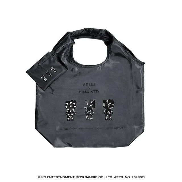 ATEEZ Eco Bag ATEEZ X HELLO KITTY BLACK SERIES JP MD - Main Image