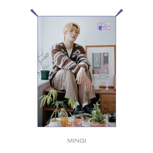 ATEEZ Fabric Poster ATINY ROOM ATINY 4th Anniversary Official MD - MINGI Version