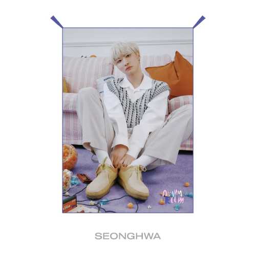 ATEEZ Fabric Poster ATINY ROOM ATINY 4th Anniversary Official MD - SEONGHWA Version