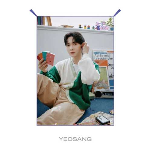 ATEEZ Fabric Poster ATINY ROOM ATINY 4th Anniversary Official MD - YEOSANG Version