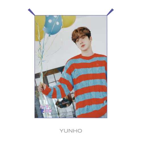 ATEEZ Fabric Poster ATINY ROOM ATINY 4th Anniversary Official MD - YUNHO Version