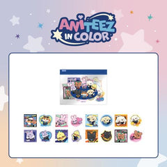 ATEEZ - Flake Sticker Set [ANITEEZ IN COLOR Official MD] - K PLACE