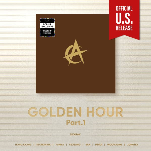 ATEEZ GOLDEN HOUR Part 1 10th Mini Album Digipack POP-UP Exclusive - main image