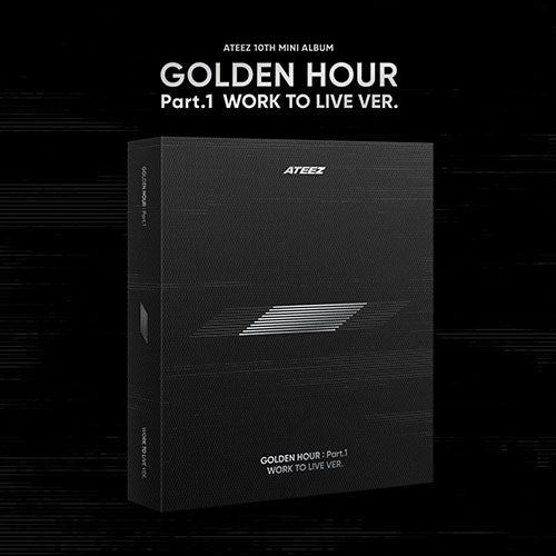 ATEEZ - GOLDEN HOUR Part 1 10th Mini Album - WORK TO LIVE version main image