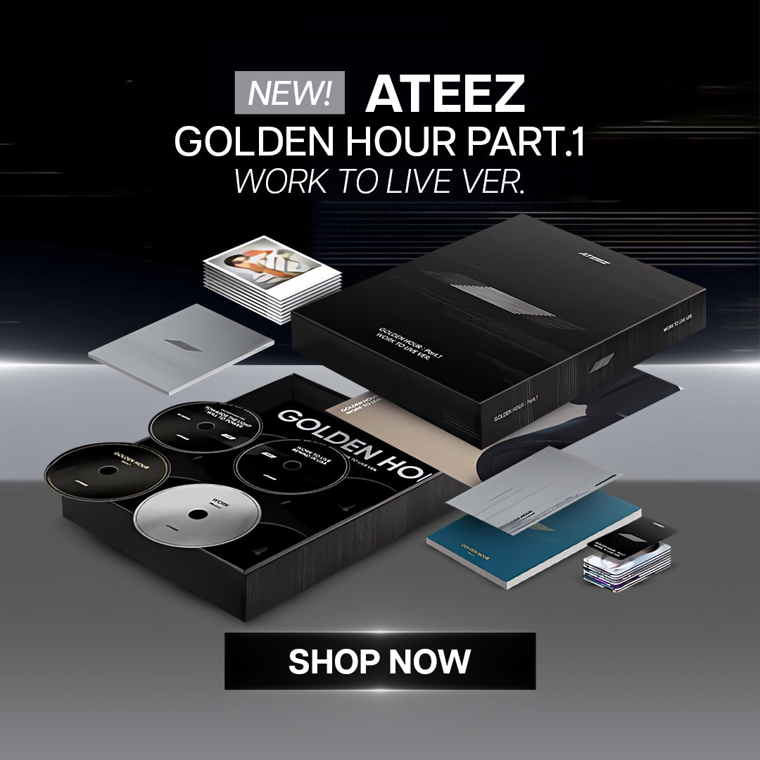 ATEEZ Golden Hour Work To Live Version Banner Mobile