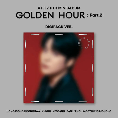 ATEEZ GOLDEN HOUR Part 2 11th Mini Album - Digipack Version- Jongho Version