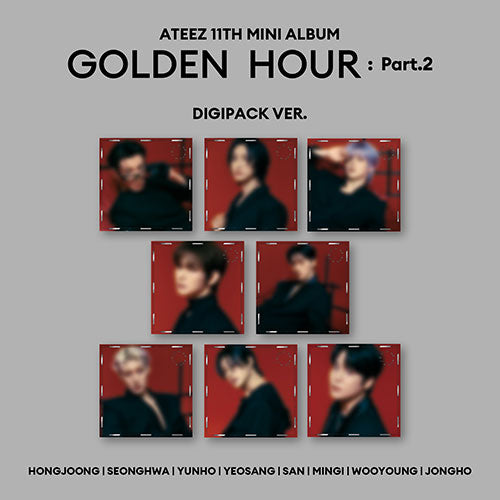 ATEEZ GOLDEN HOUR Part 2 11th Mini Album - Digipack Version main image