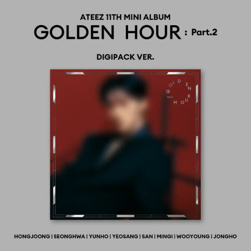 ATEEZ 11TH MINI ALBUM - GOLDEN HOUR : Part.2 (DIGIPACK VER