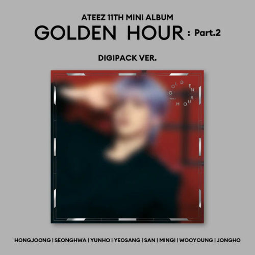 ATEEZ GOLDEN HOUR Part 2 11th Mini Album - Digipack Version- Yunho Version