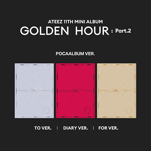 ATEEZ GOLDEN HOUR Part 2 11th Mini Album - POCA Version main image