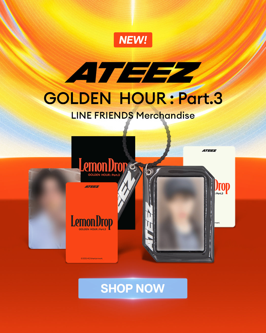 ATEEZ GOLDEN HOUR Part 3 LINE FRIENDS MD Banner Mobile