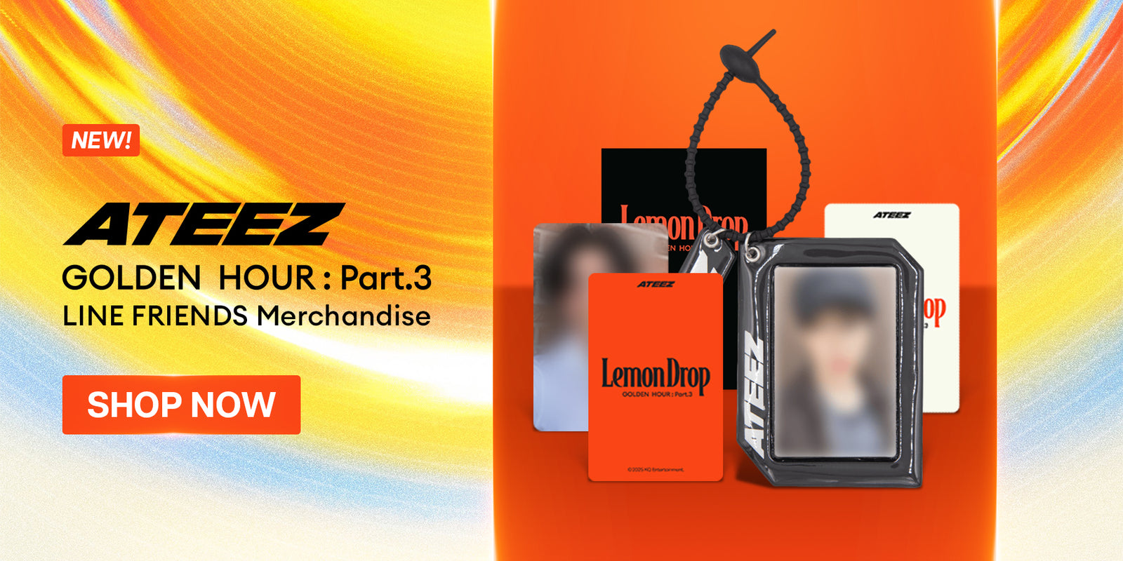 ATEEZ GOLDEN HOUR Part 3 LINE FRIENDS MD Banner