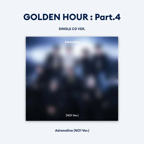 ATEEZ GOLDEN HOUR Part4 13th Mini Album Single CD Ver - NO1 Ver