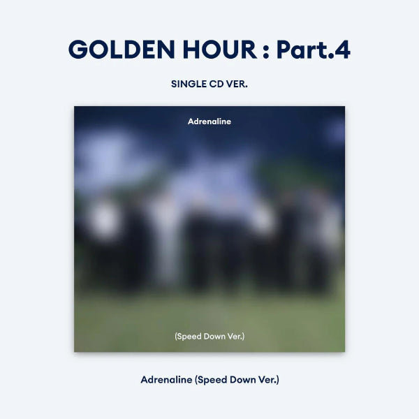 ATEEZ GOLDEN HOUR Part4 13th Mini Album Single CD Ver - Speed Down Ver